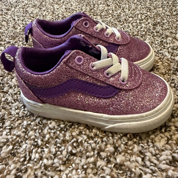 Vans Other - Sparkly Purple Vans Toddler Shoes
